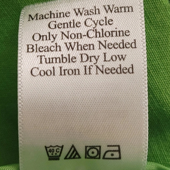 Coldwater Creek Womens 18W Blazer Jacket Green Button Front 3/4 Sleeve Stretch - Picture 6 of 6